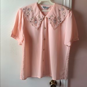 Vintage Women’s pink blouse